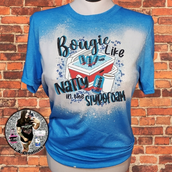 Bougie like Natty in the Srtrofoam - Bleached Tee - Picture 1 of 2